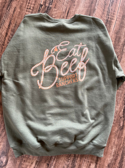 Eat Beef Crewneck