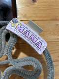 Large Hair Clip- Mama Sunflower