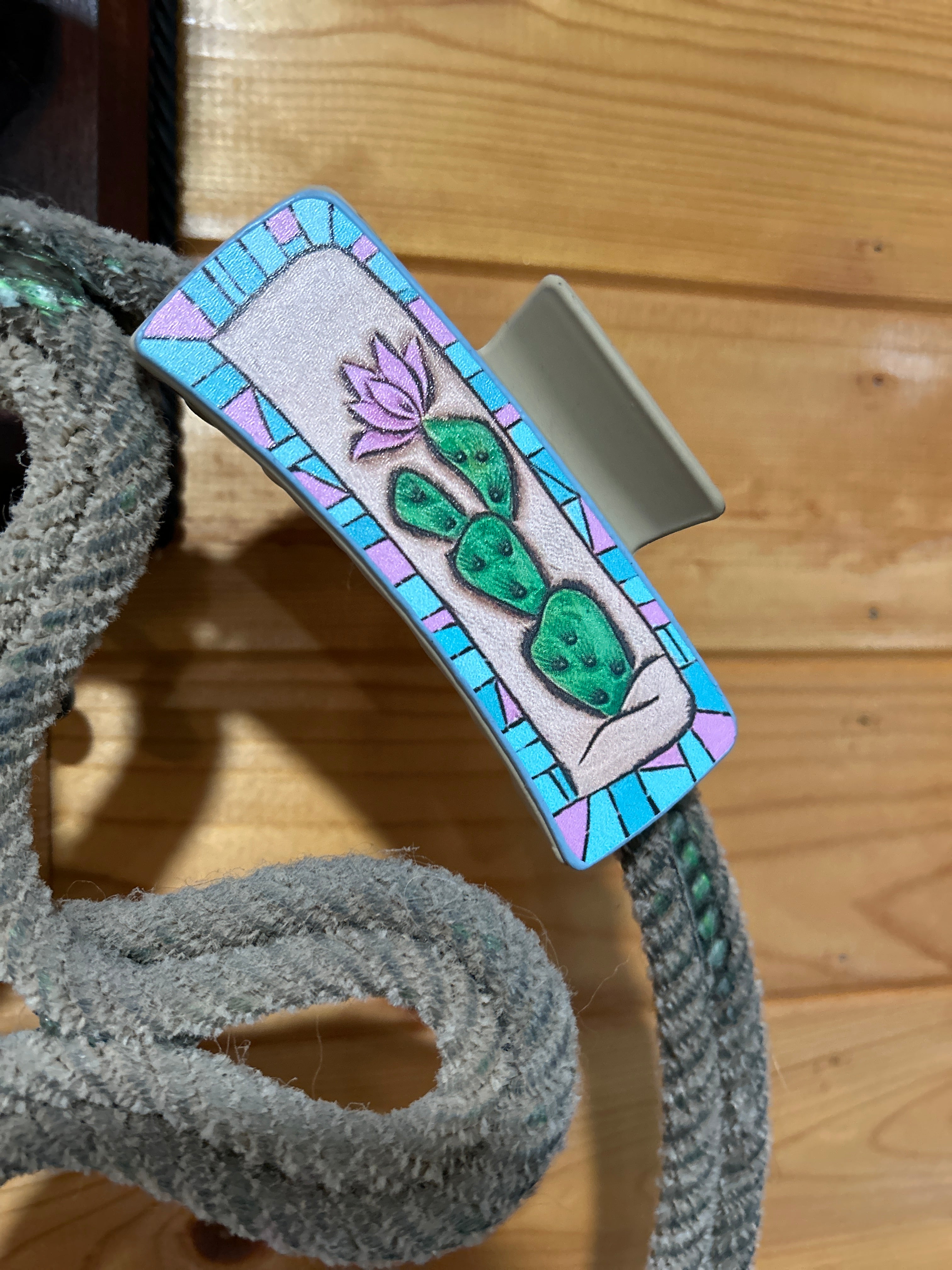 Large Hair Clip- Cactus 🌵