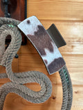 Large Hair Clip- Cow Hide