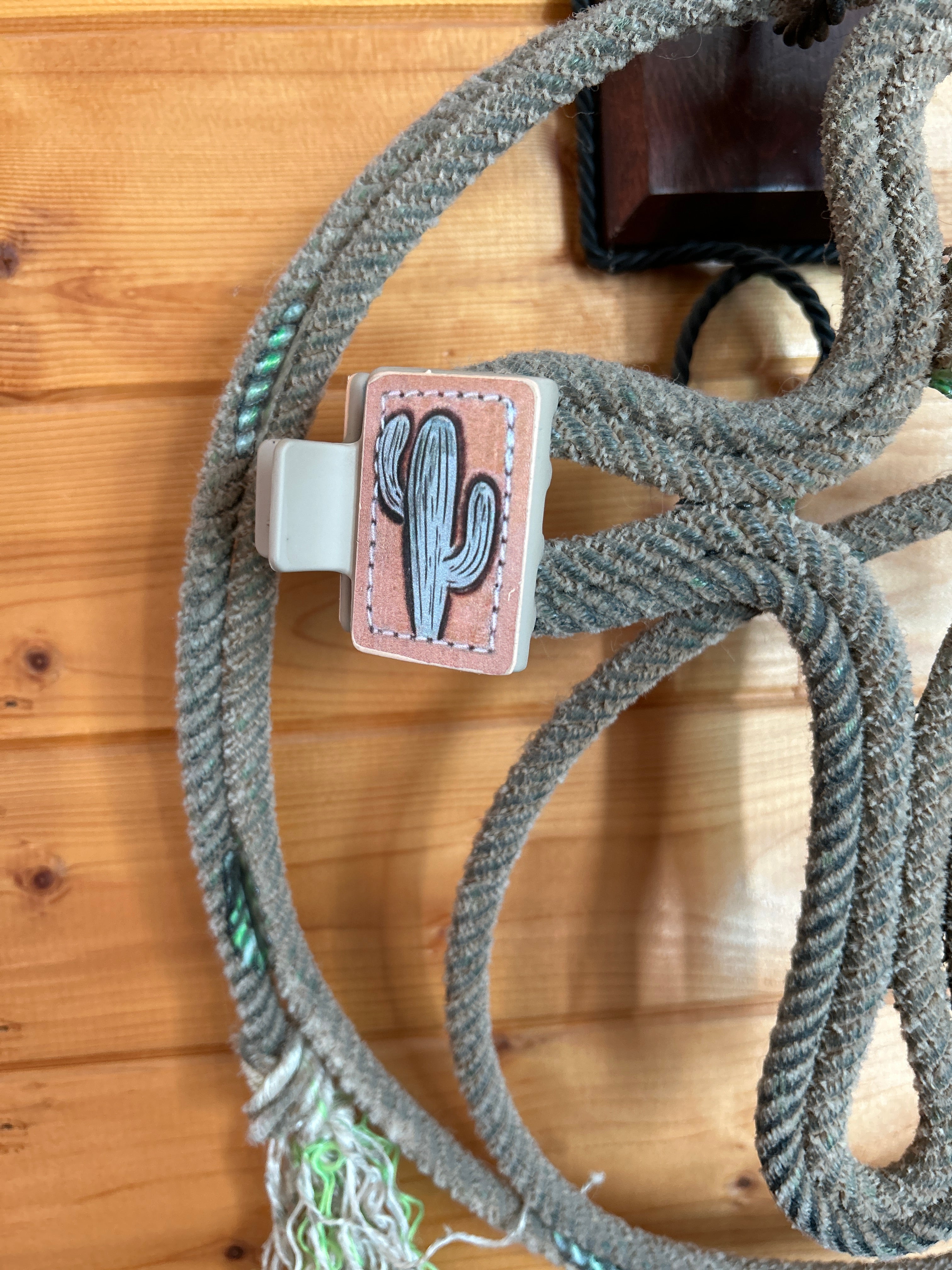 Small Hair clip- Cactus