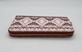 Native Zippered Wallet- Pink/Burgundy