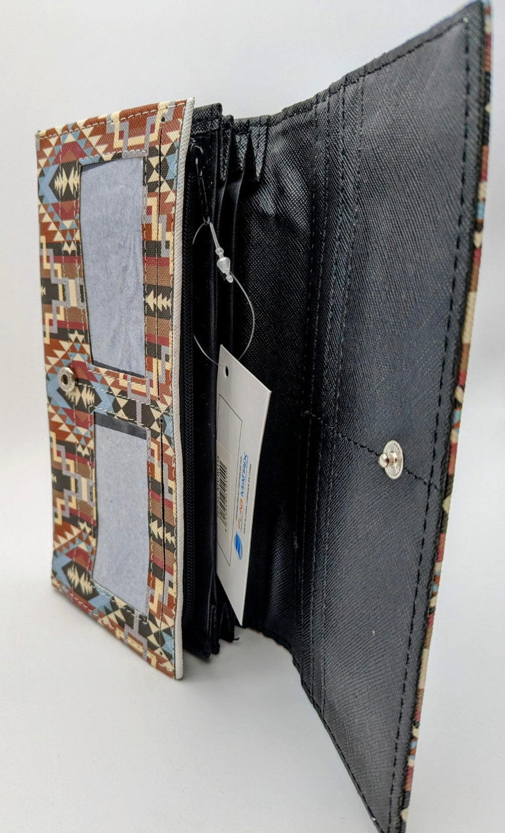Native BiFold Wallet- Brown Tribal