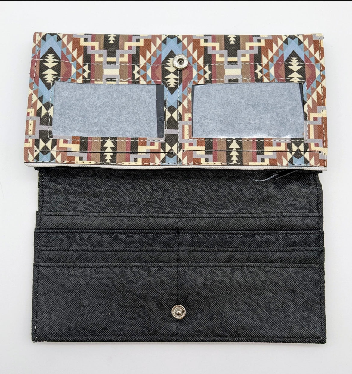 Native BiFold Wallet- Brown Tribal