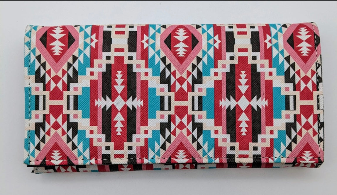 Native BiFold Wallet- Pink