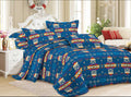 Tribal Print Sheets-Navy