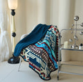 Sherpa Lined Throw- 50” x 60”- Kilenya Native Design