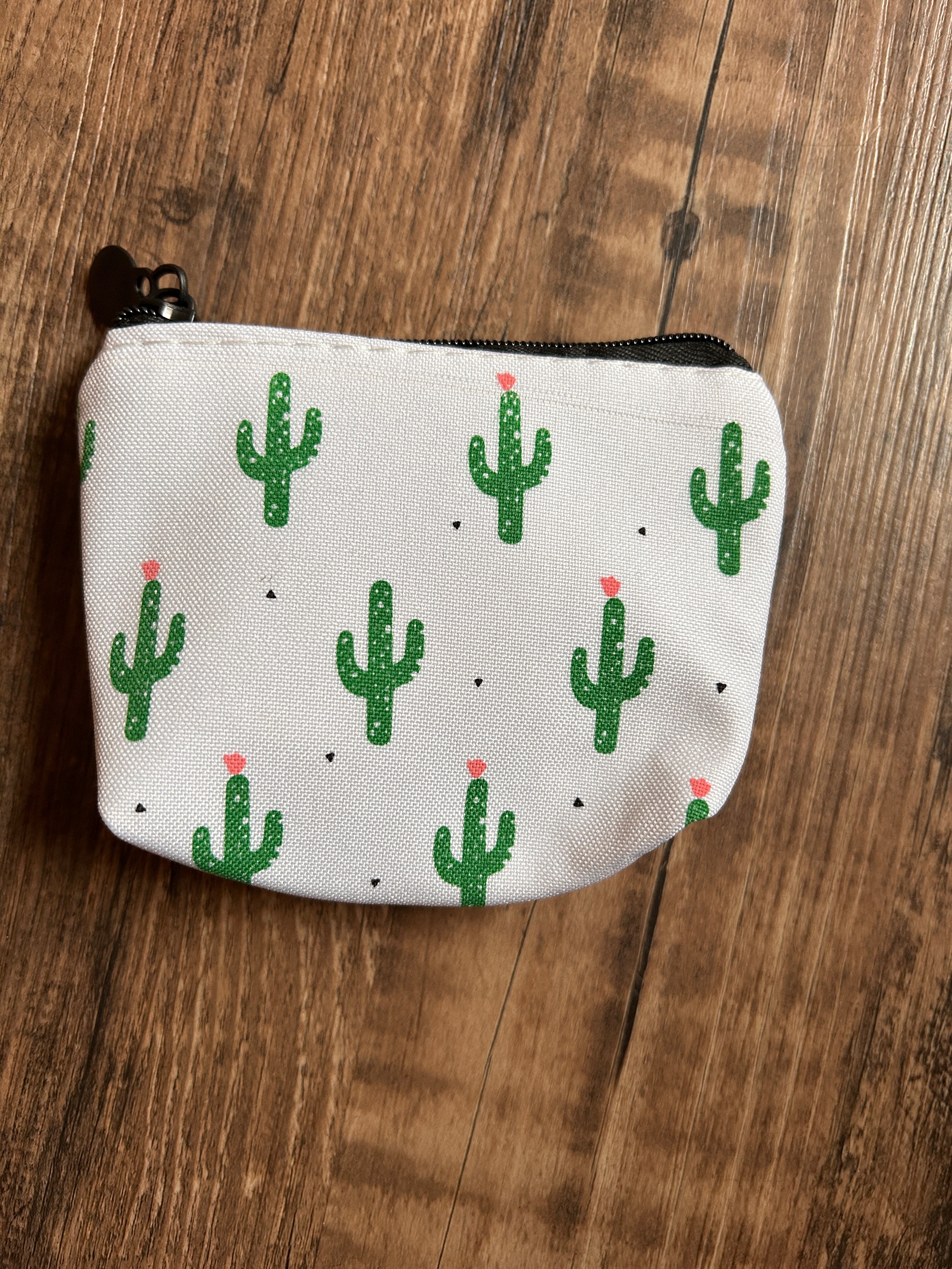 Small Cactus Coin Pouch
