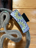 Large Hair Clip- Cheetah Sunflower