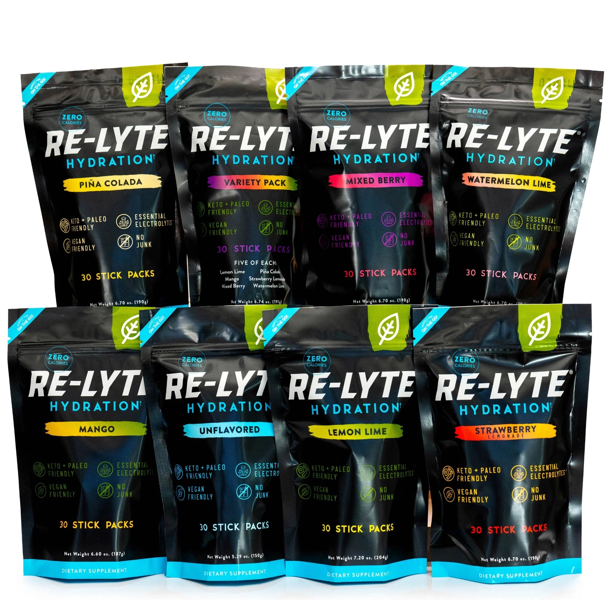 Re-Lyte® Hydration Electrolyte Powder Stick Packs